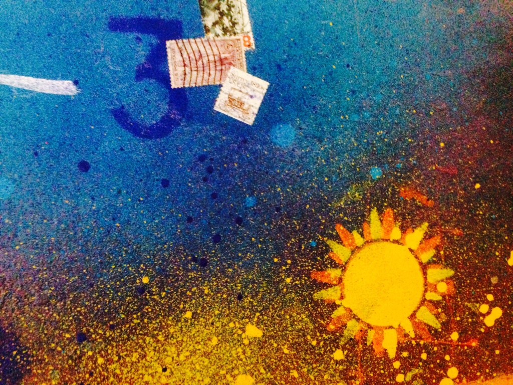 Theo koster , gemengde techniek , summertime blues kopen? Bied vanaf 1!