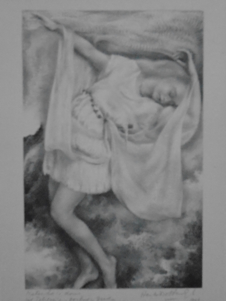 Aart van Dobbenburgh - litho - Nataschia's dans verkocht voor € 40!