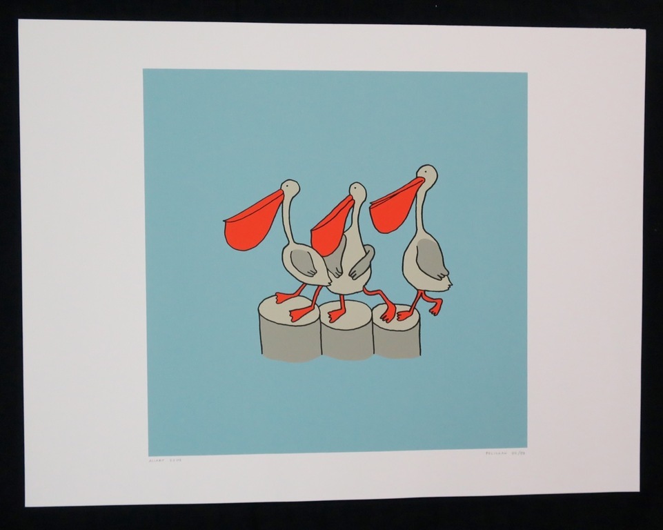 Jeroen Allart: Zeefdruk, Pelikaan kopen? Bied vanaf 1!