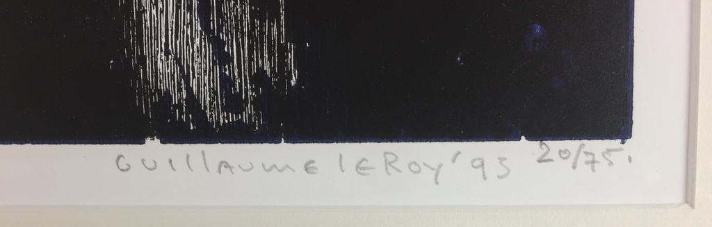 Guillaume Le Roy - Guillaume le Roy, houtsnede, 1993 kopen? Bied vanaf 129!
