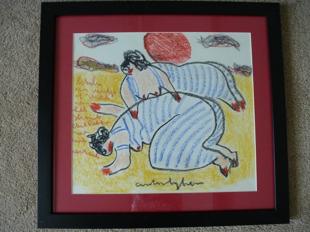 Anton Heyboer, dames op het strand,  kopen? Bied vanaf 350!