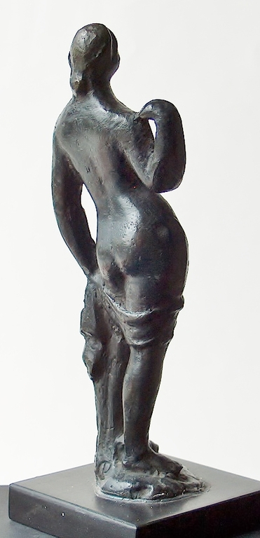 Charlotte van Pallandt - brons - staand met draperie -  kopen? Bied vanaf 600!