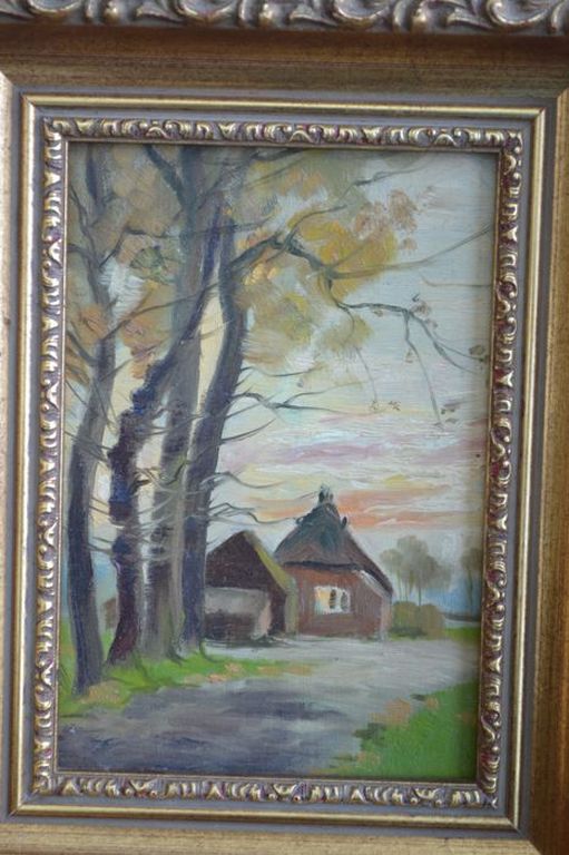 Vermoedelijk Adriaan Glaudemans: marouflage, drie landschapjes kopen? Bied vanaf 1!