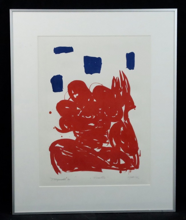 Alphons Freymuth: Litho, Violla - Ingelijst kopen? Bied vanaf 50!