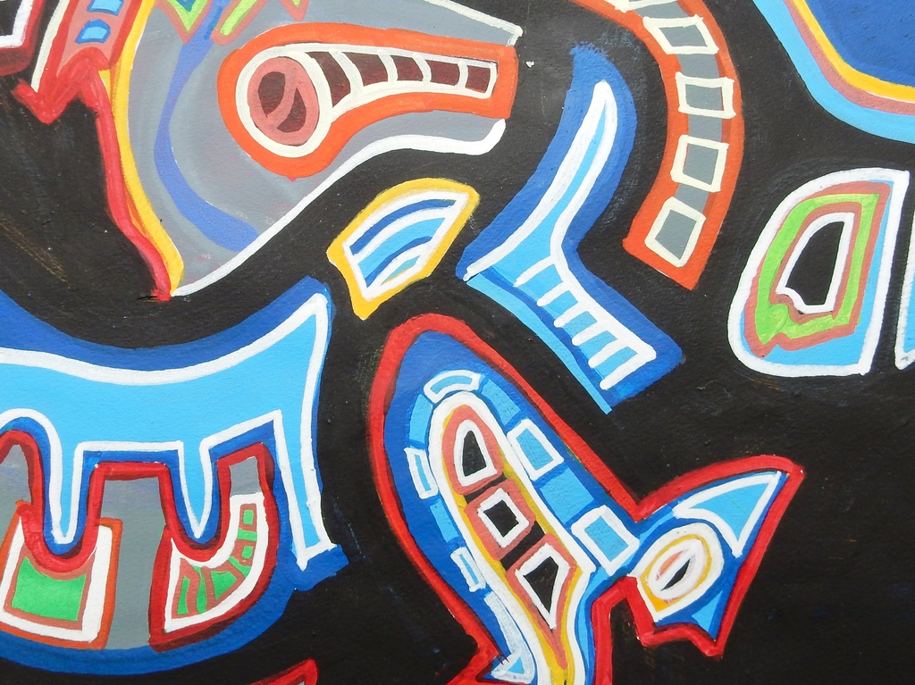 Hans ter Braake (1938-1996) - Gouache op papier - 1986 kopen? Bied vanaf 1!