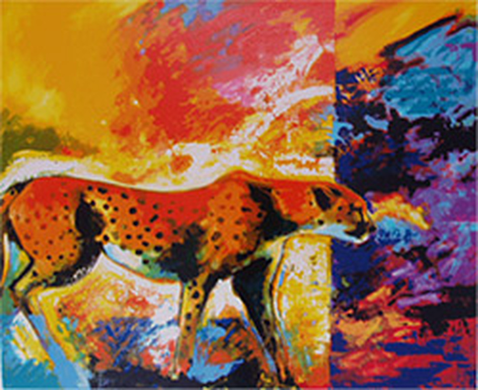 Carlos Blaaker Titel Cheeta's Met de Hand Gesigneerd. kopen? Bied vanaf 1!