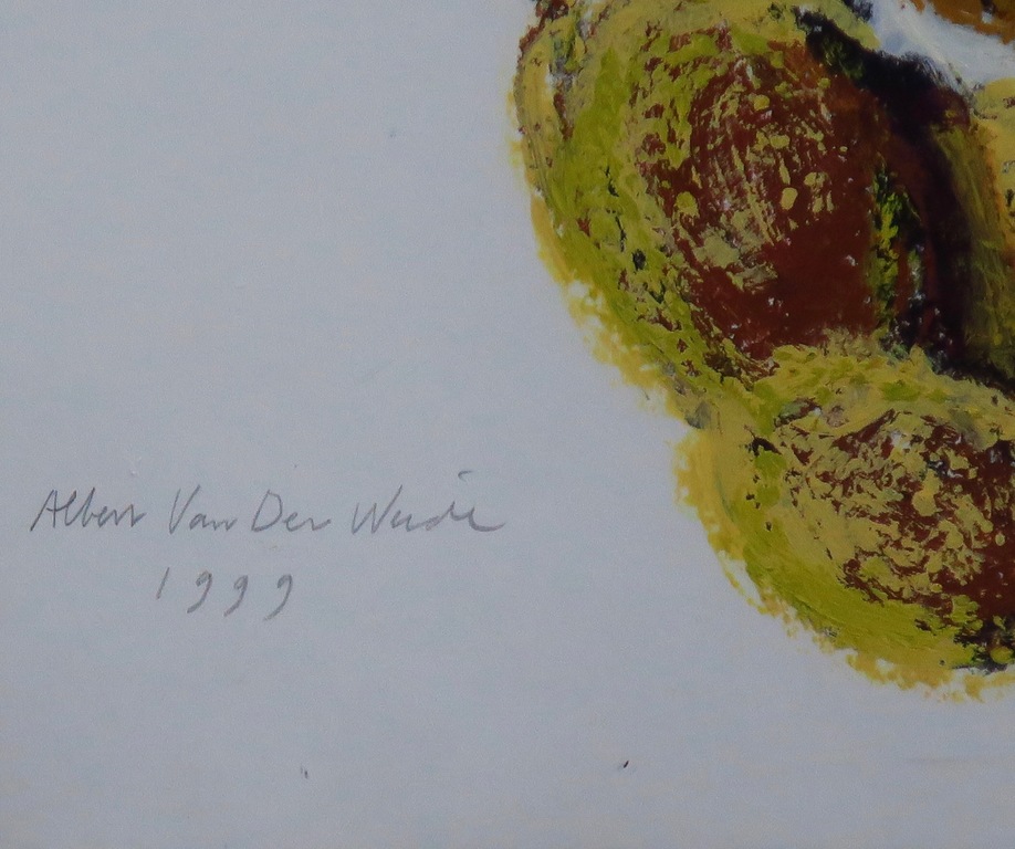 Albert van der Weide: Krijttekening, Zonder titel -Ingelijst (groot) kopen? Bied vanaf 20!