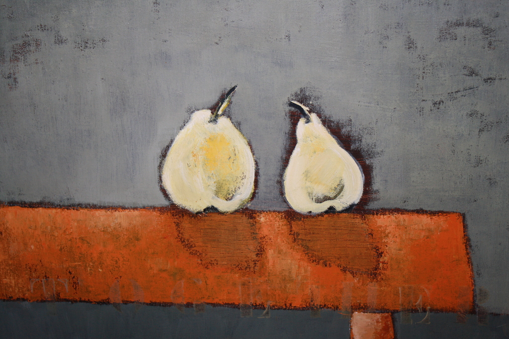 van ENGELENHOVEN uit TIEL - schilderij PEREN TOGETHER kopen? Bied vanaf 75!