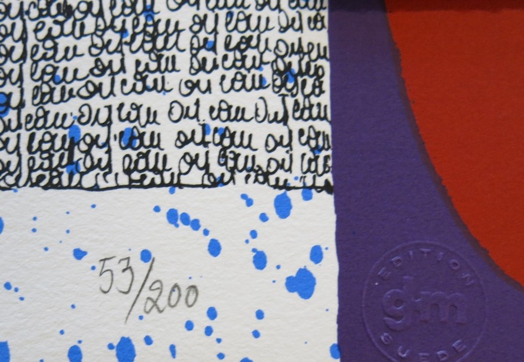 Christian Silvain: Zeefdruk, L'Oiseau Cage (groot) kopen? Bied vanaf 80!