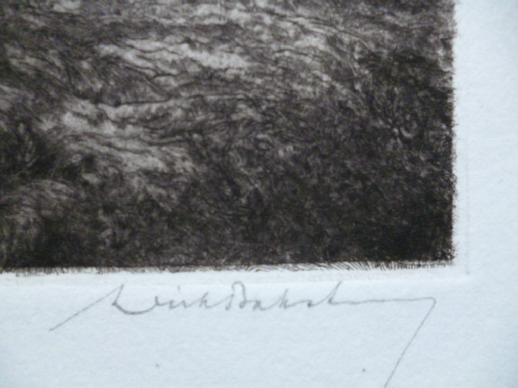 Dirk Baksteen - ets - Kleine Vlucht uit Egypte kopen? Bied vanaf 90!