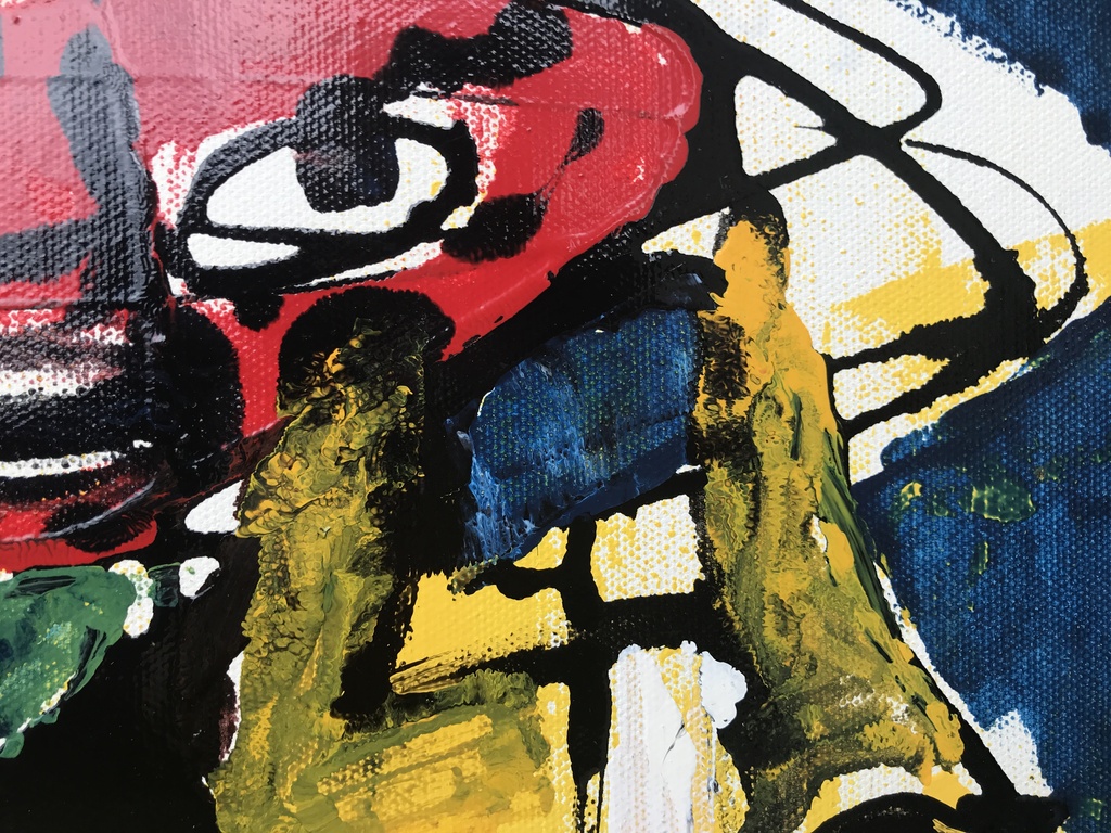 Martin van Wordragen: Schilderij, Kind met beest 2005 kopen? Bied vanaf 250!