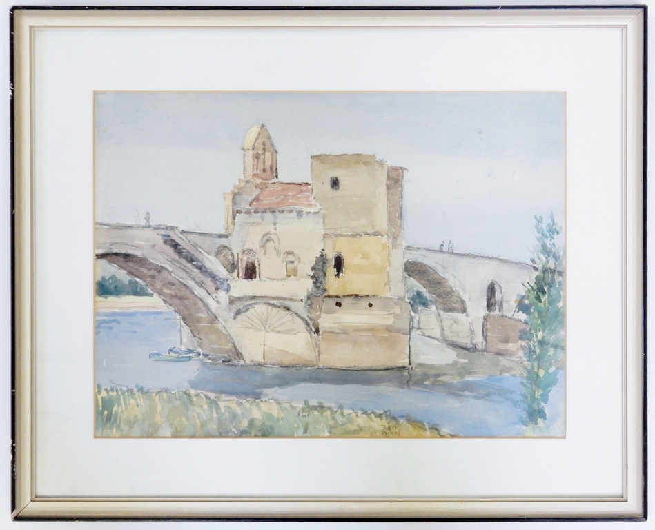 Bart Peizel (1887-1974) - Aquarel Frankrijk kopen? Bied vanaf 125!