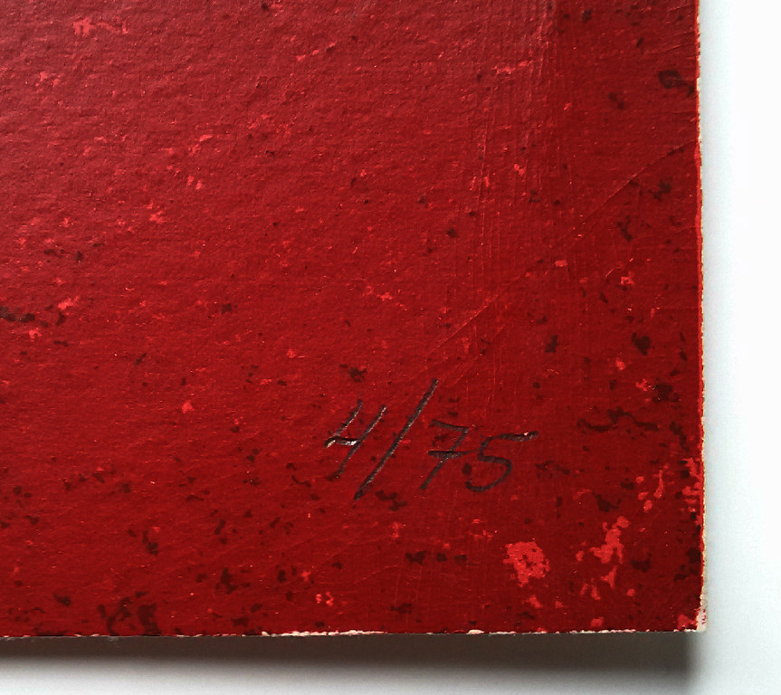 Theodoros Stamos - Geometrisch abstracte compositie, zeefdruk kopen? Bied vanaf 375!