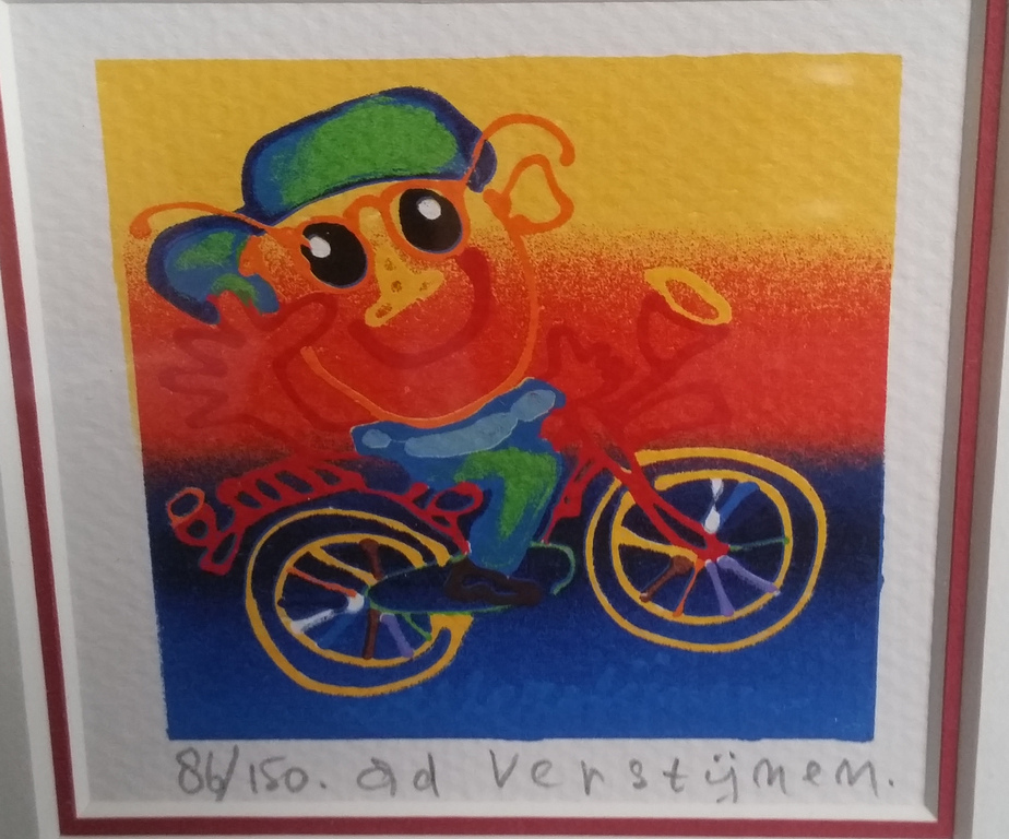 Ad Verstijnen - Gesigneerde originele zeefdruk kopen? Bied vanaf 1!