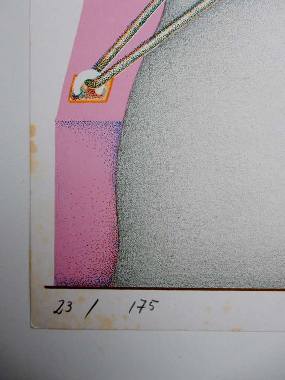 Jörg Remé - zeefdruk uit 1971 - gesigneerd kopen? Bied vanaf 1!