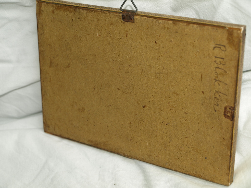 Monogram BVF of BVT : Tekening – Stadsgezicht Delft – Ingelijst - Oud kopen? Bied vanaf 1!