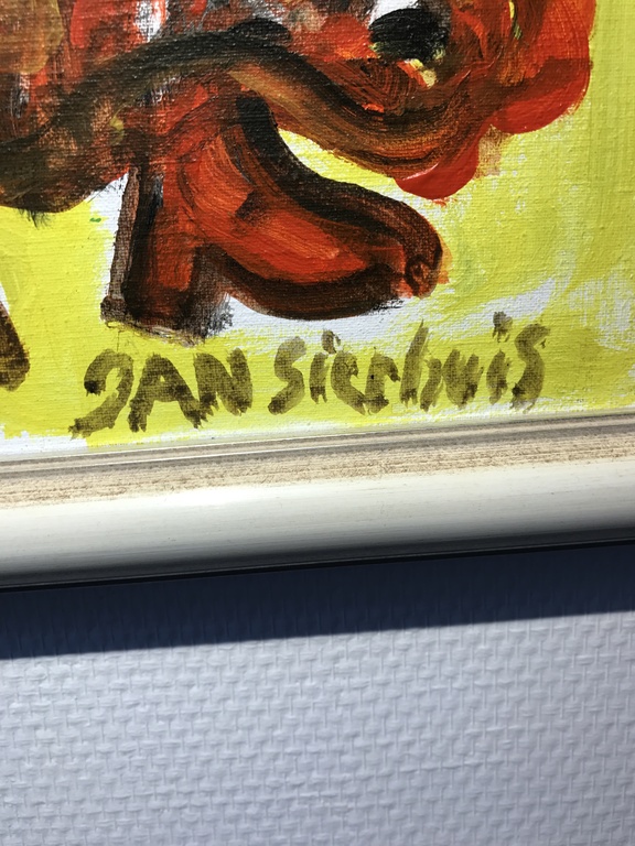 Jan Sierhuis Acryl op doek-nieuw ingelijst-gesigneerd kopen? Bied vanaf 175!