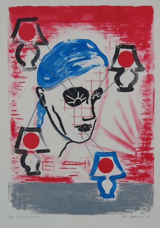 Jan de Bruin: Litho, Verlicht persoon kopen? Bied vanaf 1!