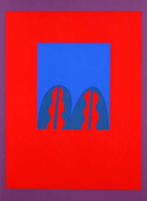 Johan Haanstra: Zeefdruk, Zonder titel 2 kopen? Bied vanaf 1!