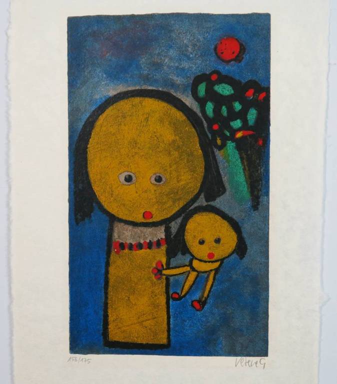 Giovanni Vetere: Zeefdruk, Moeder en kind kopen? Bied vanaf 50!