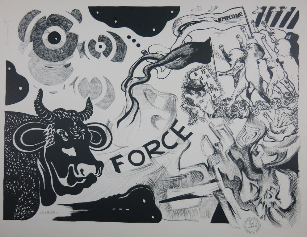 Litho Situationisten 1968: Uriburu, Breyten en 2 anderen kopen? Bied vanaf 35!