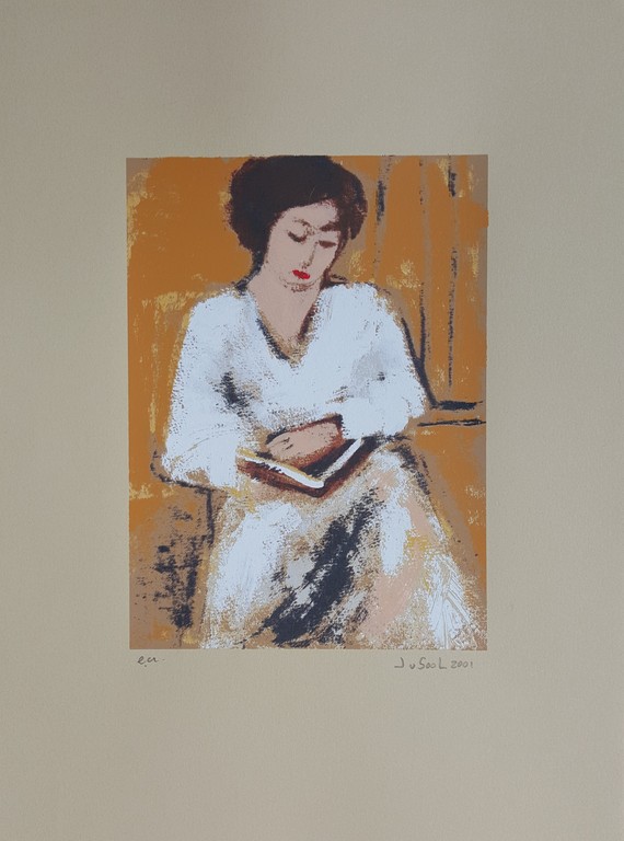 Jose van Gool - zonder titel - zeefdruk op papier  kopen? Bied vanaf 40!