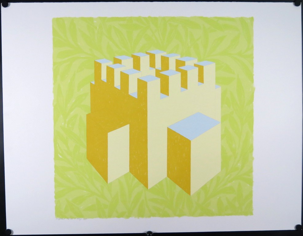 Corrie Kuijs: Zeefdruk, Zonder titel (Fort) kopen? Bied vanaf 1!