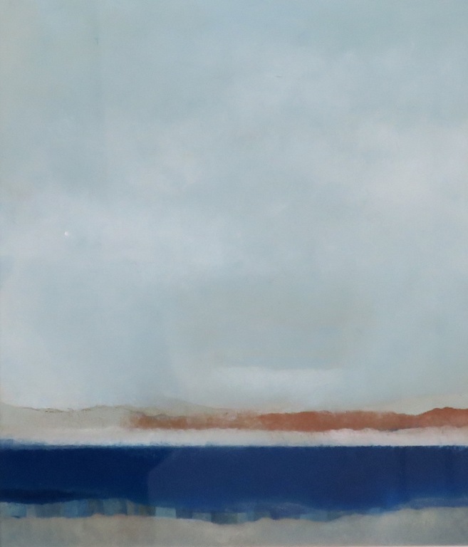 Marjan Nagtegaal: Olie op geprepareerd papier, Landschappelijk IV - Ingelijst kopen? Bied vanaf 80!