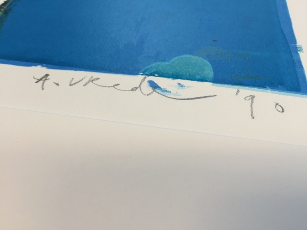 Vrede (Anton) | Litho 43-80 handgesigneerd | This Here's A Zoo | 90x90 cm  kopen? Bied vanaf 50!