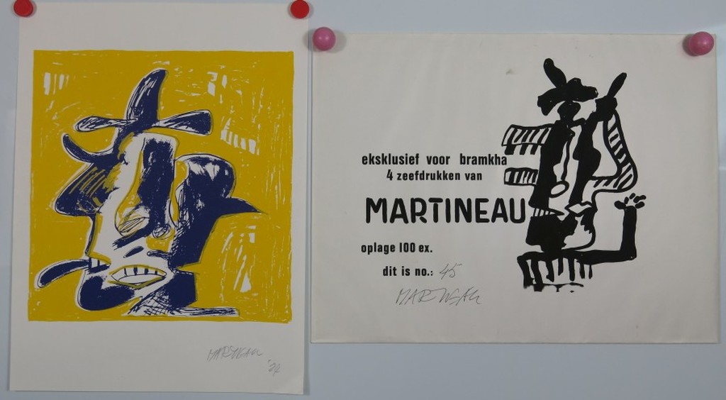 Anton Martineau: Zeefdruk (4x), Eksklusief voor Brahmka kopen? Bied vanaf 70!