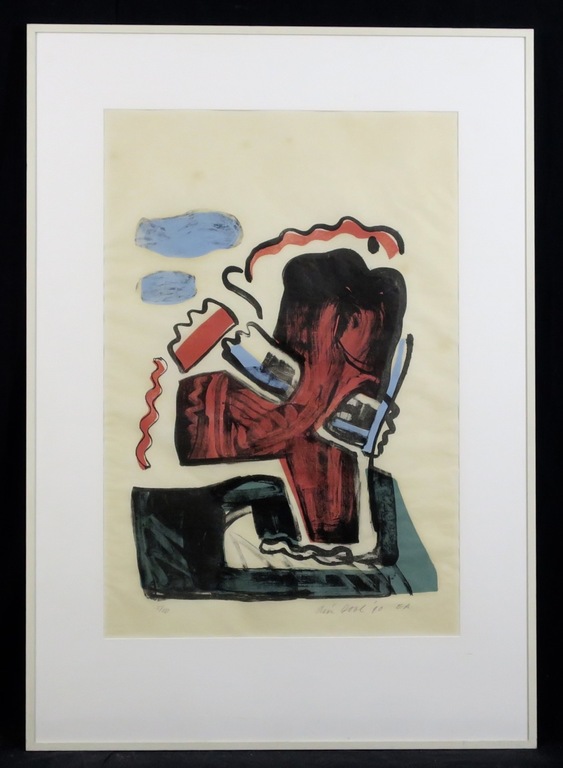 Rein Dool: Litho, Danser - Ingelijst (Groot) verkocht voor € 40!