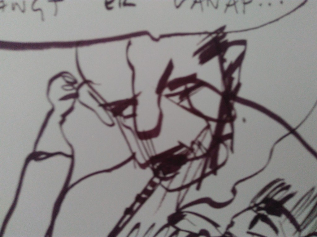 Herman Brood originele tekening uit 1990 + lijst kopen? Bied vanaf 160!