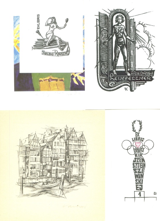 Zheng e.a: Collectie van vijf kunstwerkjes, Diverse voorstellingen kopen? Bied vanaf 20!