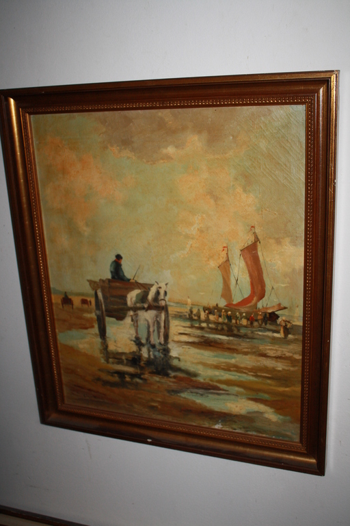 BOMSCHUIT EN VISSERSVROUWEN OP STRAND kopen? Bied vanaf 1!