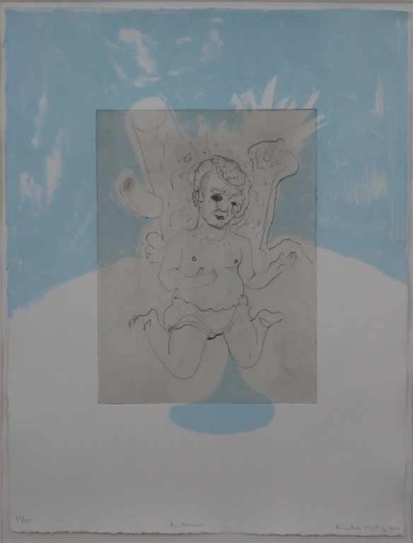 Rinke Nijburg: Ets en Litho, De Dauw - Ingelijst kopen? Bied vanaf 20!