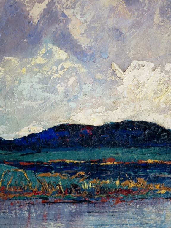 Peter van den Braken (1896-1979) - Plassengezicht bij Kortenhoef - 1973 kopen? Bied vanaf 200!