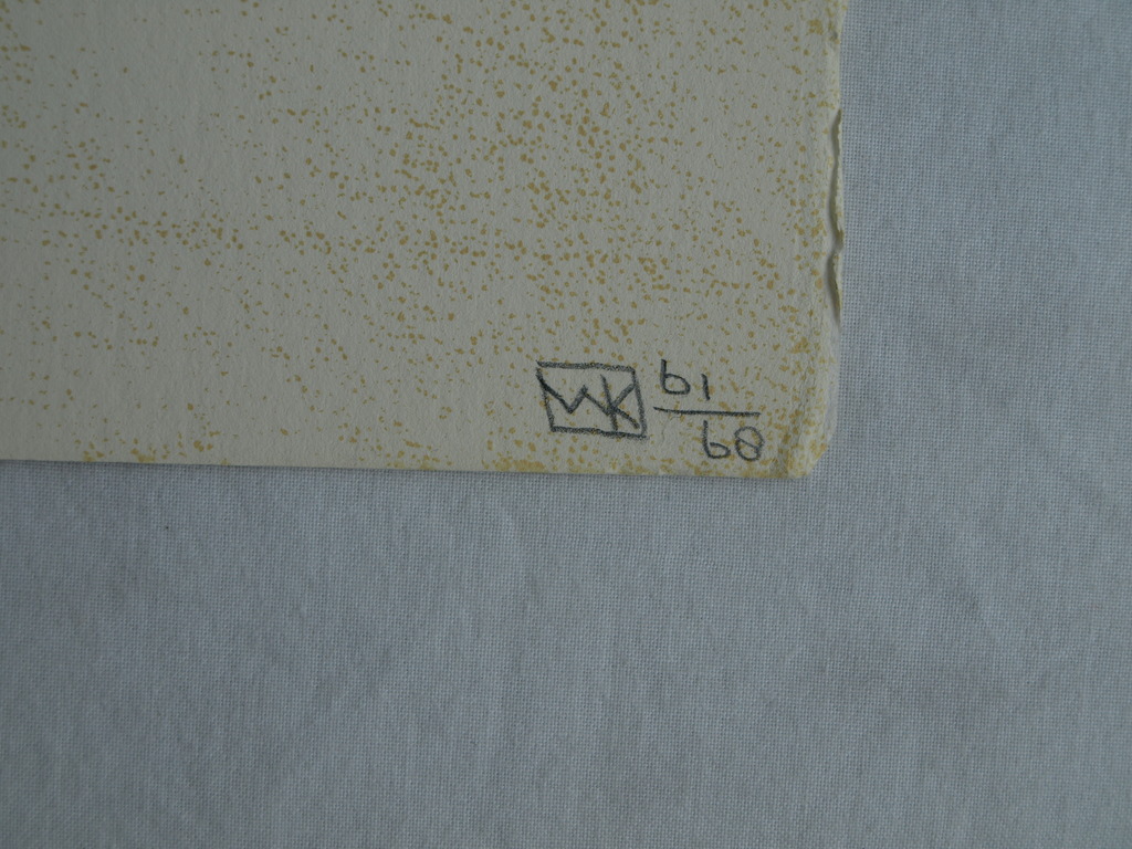 Wil Klaassen – Zeefdruk – Zonder titel – Gesigneerd – 76 x 56 cm kopen? Bied vanaf 1!