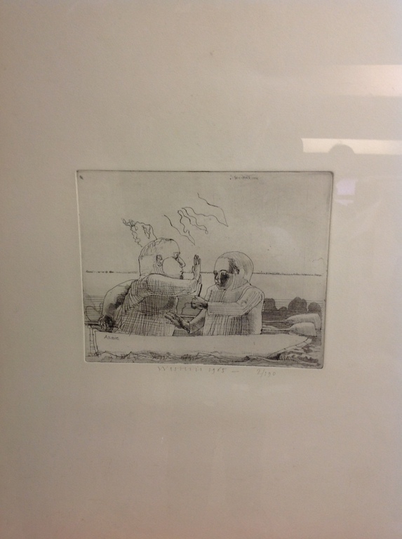 Ets / aquatint : Co Westerik verkocht voor € 200!