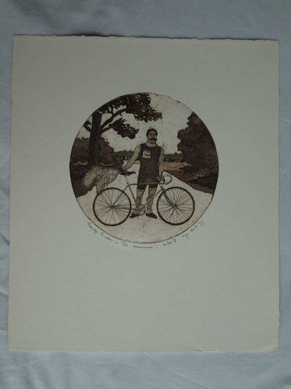 Leentje Linders : Ets en aquatint , De overwinnaar - 1977 kopen? Bied vanaf 25!