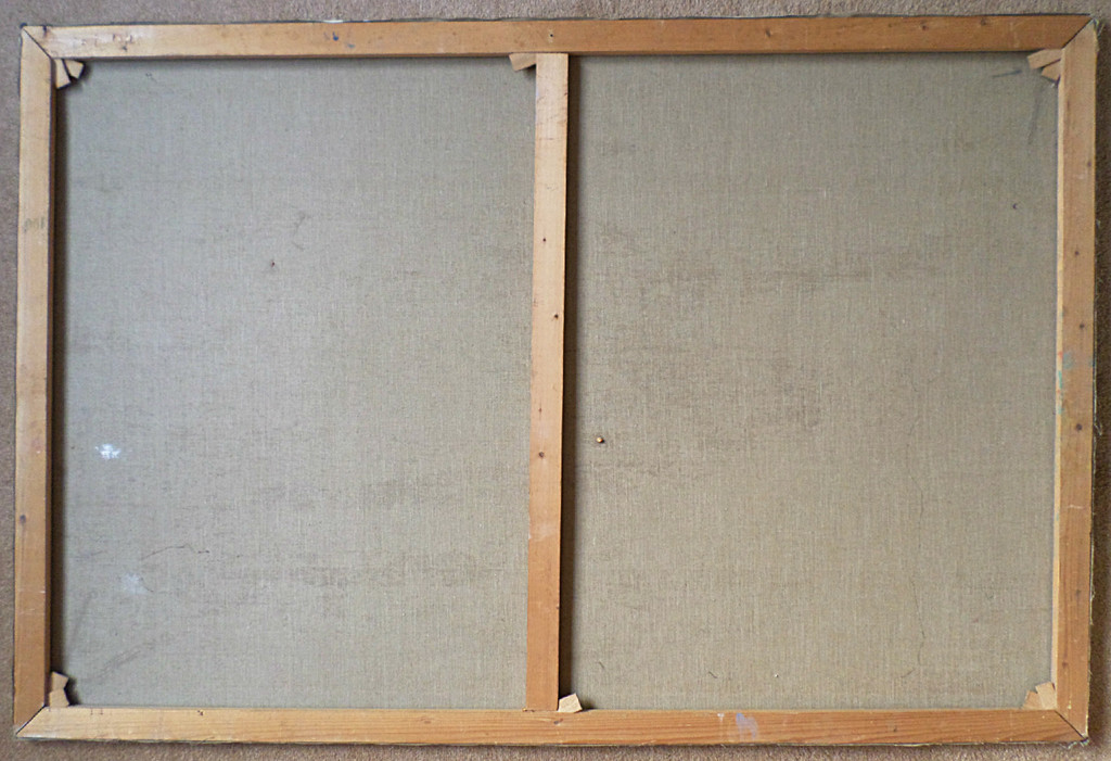 Janny Tollenaar - Kustgezicht, olieverf op doek (zeer groot) kopen? Bied vanaf 175!