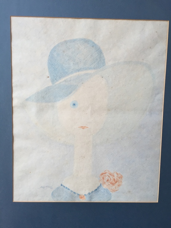 Jenny Fleur - Potlood, pastel, conté 1983 - Vormenspel 8 kopen? Bied vanaf 1!