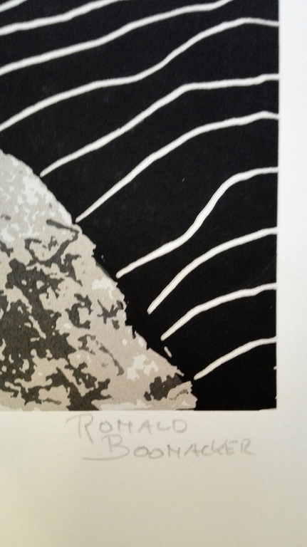 Ronald Boonacker, zeefdruk op papier, Titel: Night sky  kopen? Bied vanaf 60!