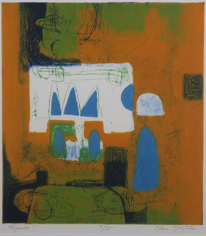 Hans Heijman: Kleurets, Kayenta - Ingelijst kopen? Bied vanaf 20!