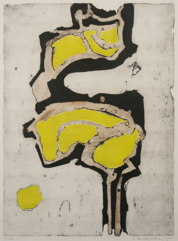 Cees Kortlang: Ets, Z.T. II - Ingelijst kopen? Bied vanaf 50!