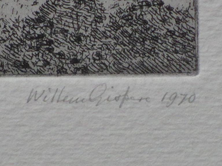 Willem Gispen, Ets, Spaans landschap kopen? Bied vanaf 50!