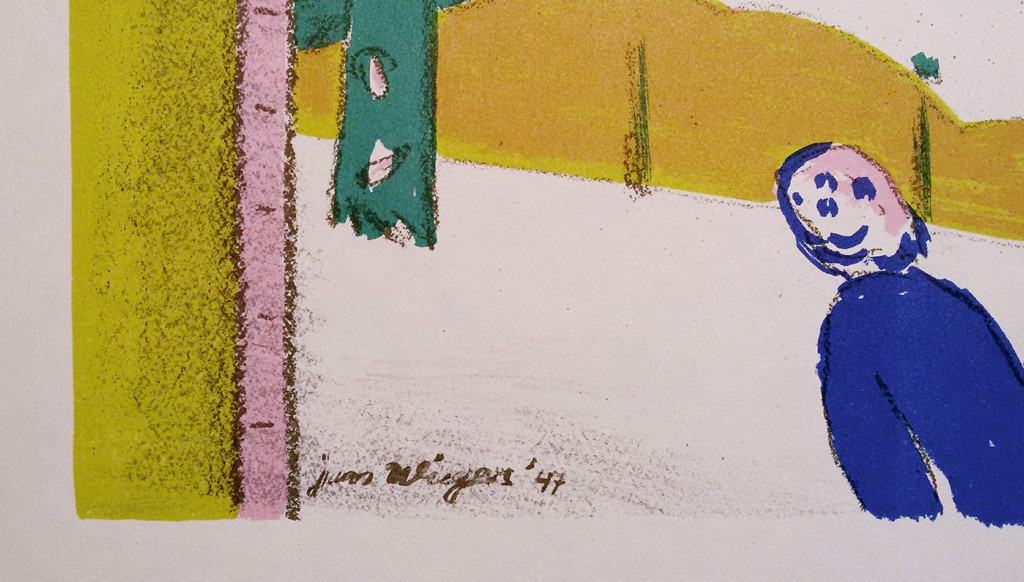 Jan Wiegers - Achterburgwal, litho kopen? Bied vanaf 180!