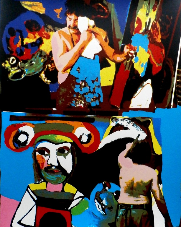 Karel Appel - zeefdruk: Thursday - 1977 kopen? Bied vanaf 200!