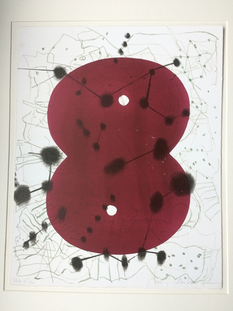 Marijke Verhoef, 'Veld 13' zeefdruk in perfecte staat 6/12 verkocht voor € 45!