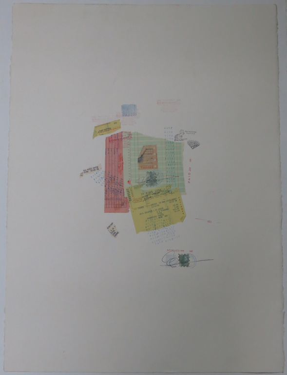 Liesbeth Giesberger: Collage op papier, Parcel Post kopen? Bied vanaf 20!
