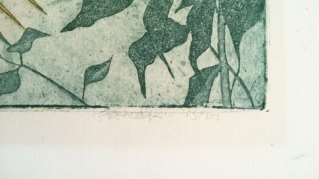 Frank Porcelijn - Overtocht, aquatint ets kopen? Bied vanaf 40!